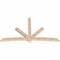 Ekena Millwork Alberta Smooth Timber Gable Bracket, Douglas Fir, 108"W x 63"H x 3 1/2"D x 5 1/2"F, 14/12 Pitch GBW108X63X0406ALB00SDF - alternate 5